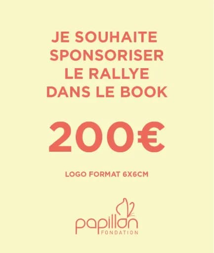 (Option)Rallye des papillons - Sponsor 200,00 €