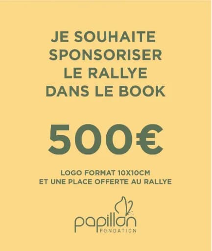 (Option)Rallye des papillons - Sponsor 500,00 €