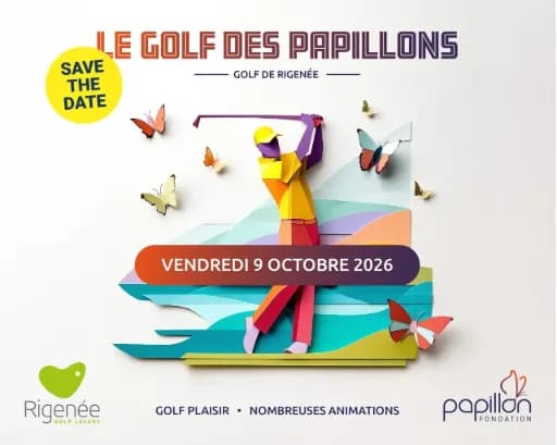 Participation tournoi de golf des papillons