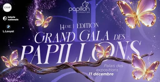 Gala des papillons -  table de 10